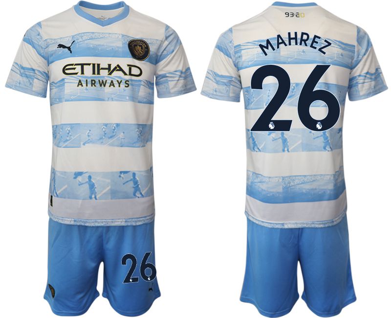 Men 2022-2023 Club Manchester City blue #26 Soccer Jersey->manchester city jersey->Soccer Club Jersey